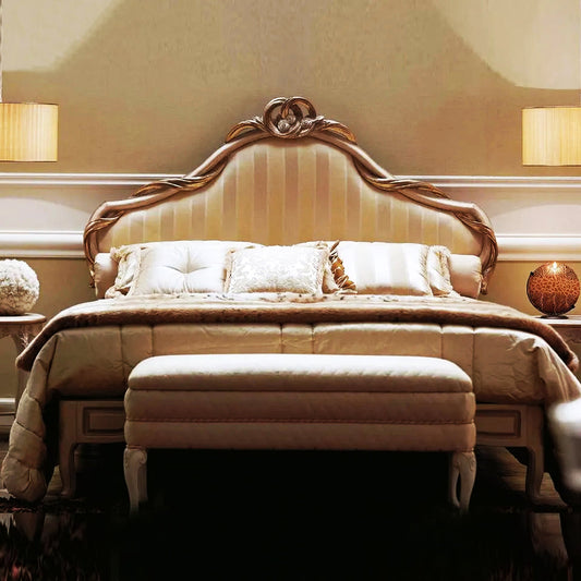 A luxurious bed set