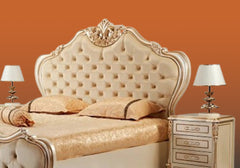 Luxury Modern Solid Teak Wood Hand Carving Bed