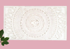 Royal Handcrafted Mandala Art Teakwood Wall Decor