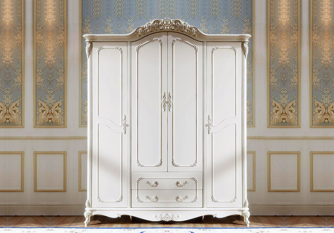 Luxury European Style Hand Carving wardrobe