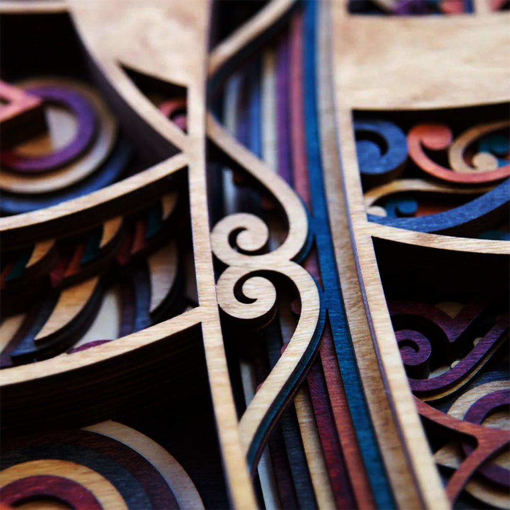 Mesmerising Entropy Design Premium Wooden Wall Decor