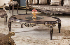 black color center table