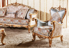 brown color wooden sofa chair