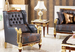 Royal Look Dark grey arm chair
