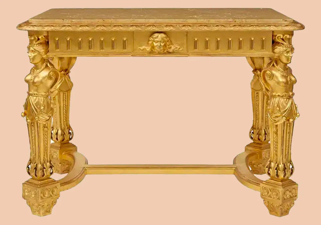 Royal Luxury Solid Teak Wood Italian Side Table