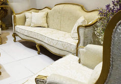 3 Seater Wooden Sofa