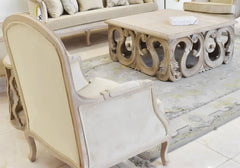 White Color Royal Sofa Set