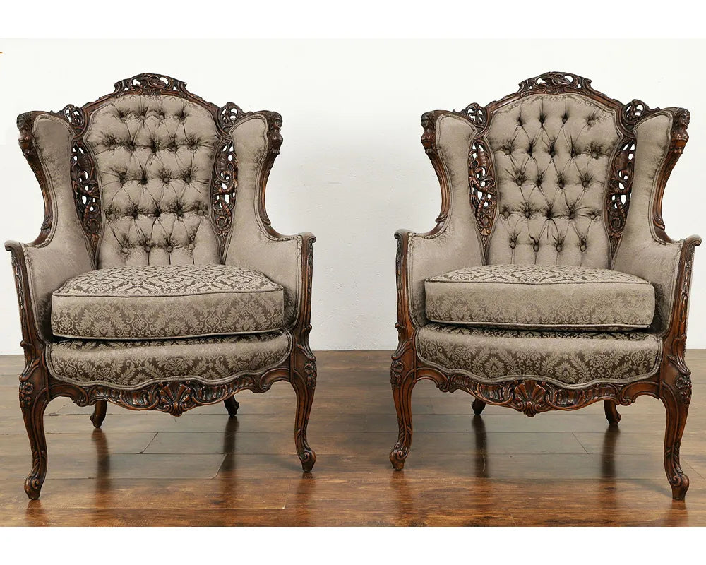 Antique Look Premium Handmade Wing Chair