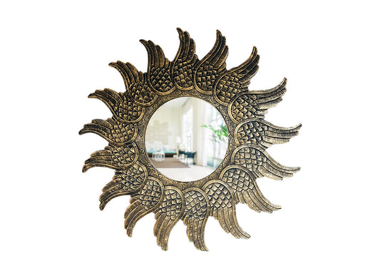 Antique Grandeur Hand Carved Mirror Frame