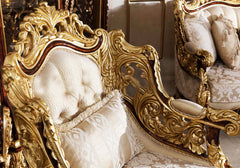 deep carving wooden sofa