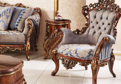 brown color arm chair