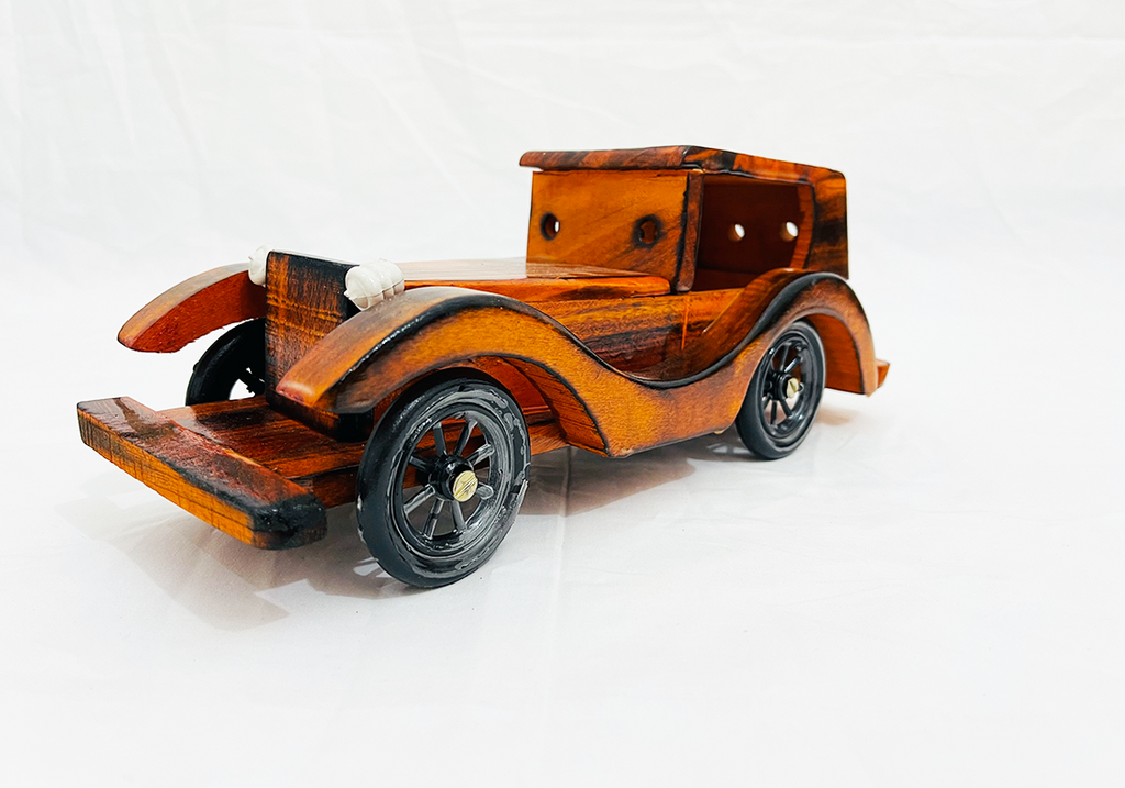 Wooden Old Car Toy For Kids – Healsway India