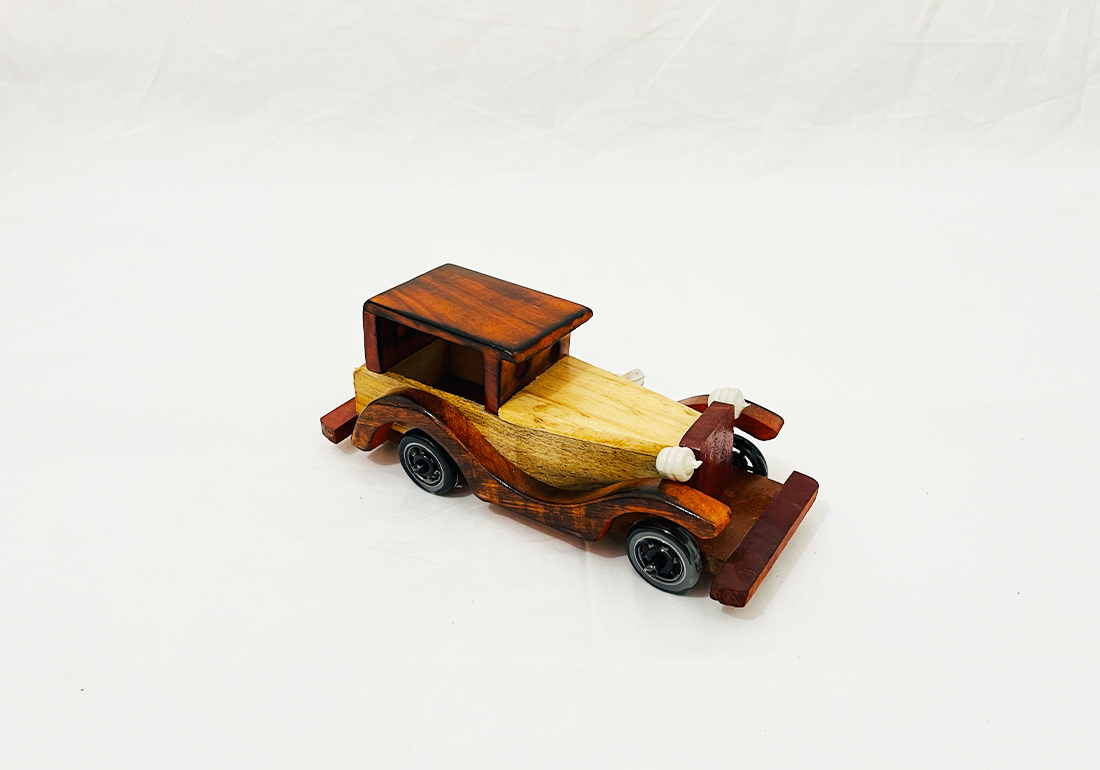 Old wooden Car Kids Toy