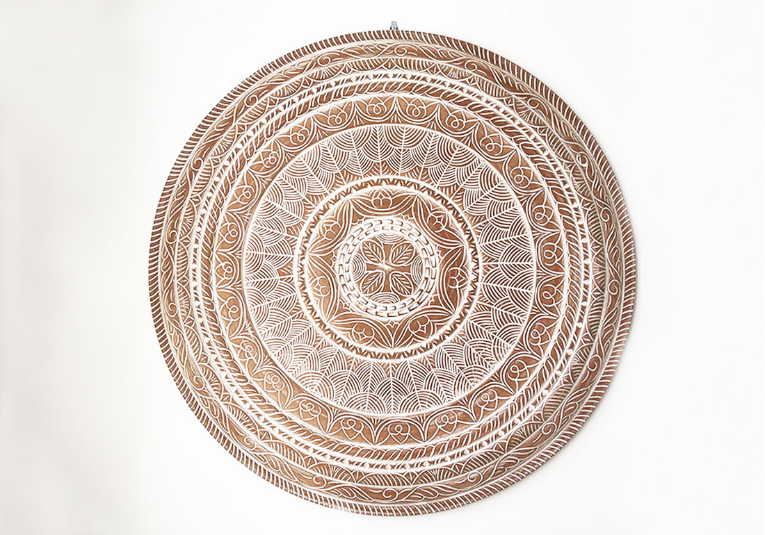 Vintage Carved Wooden Handicrafts Decorative Wall Hanging Art