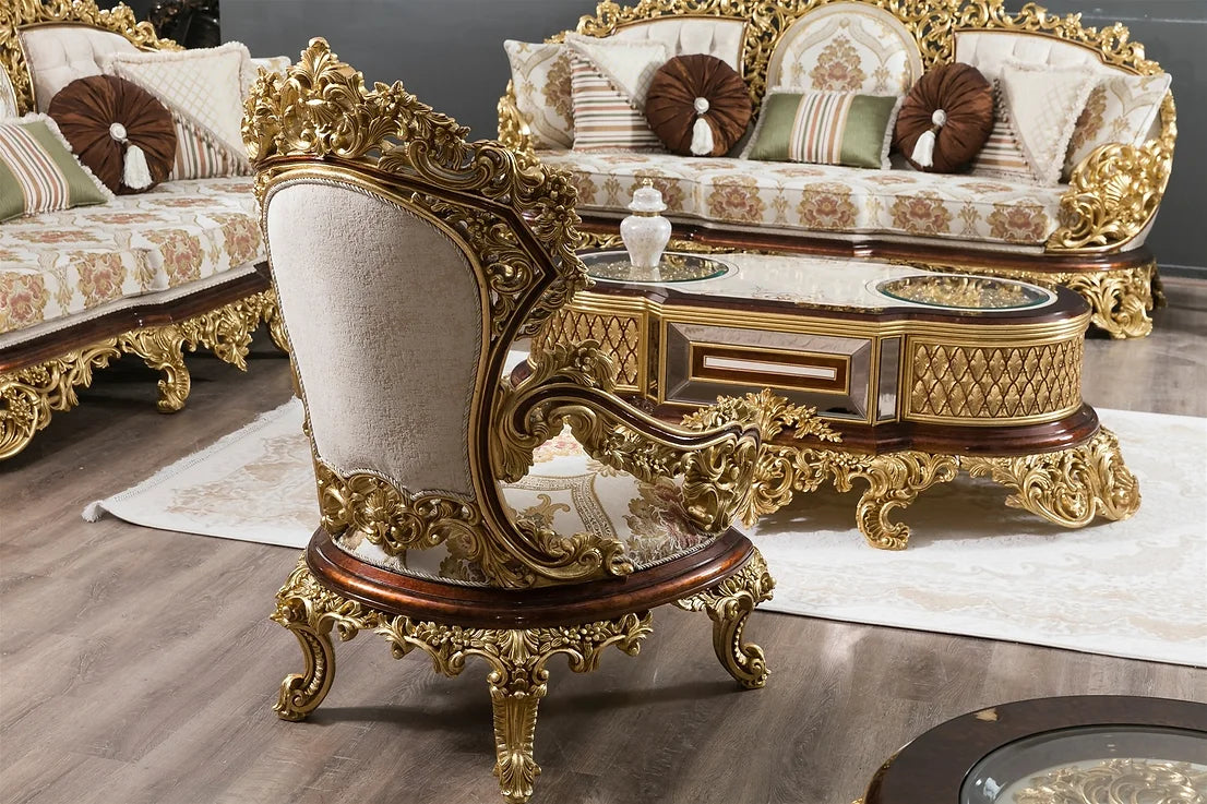 Royal Luxury European Style High-End Carving Sofa Set