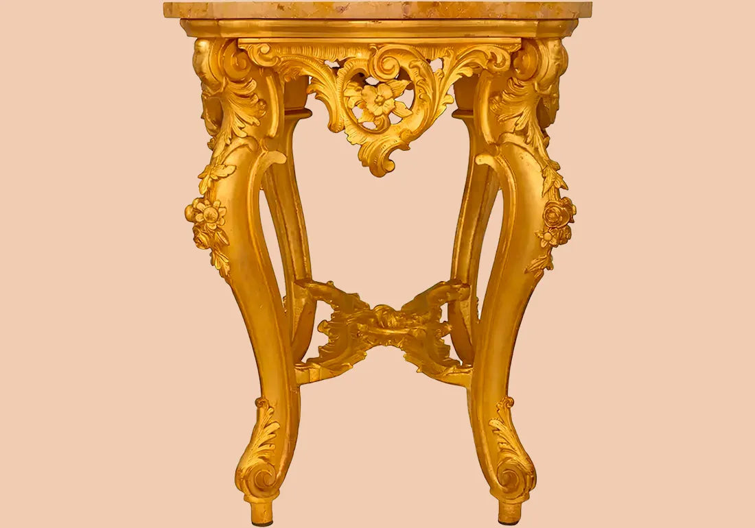 Royal Italian Luxury Louis XV Side Table