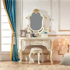 Luxury Modern Bespoke Style Carving Dressing Table